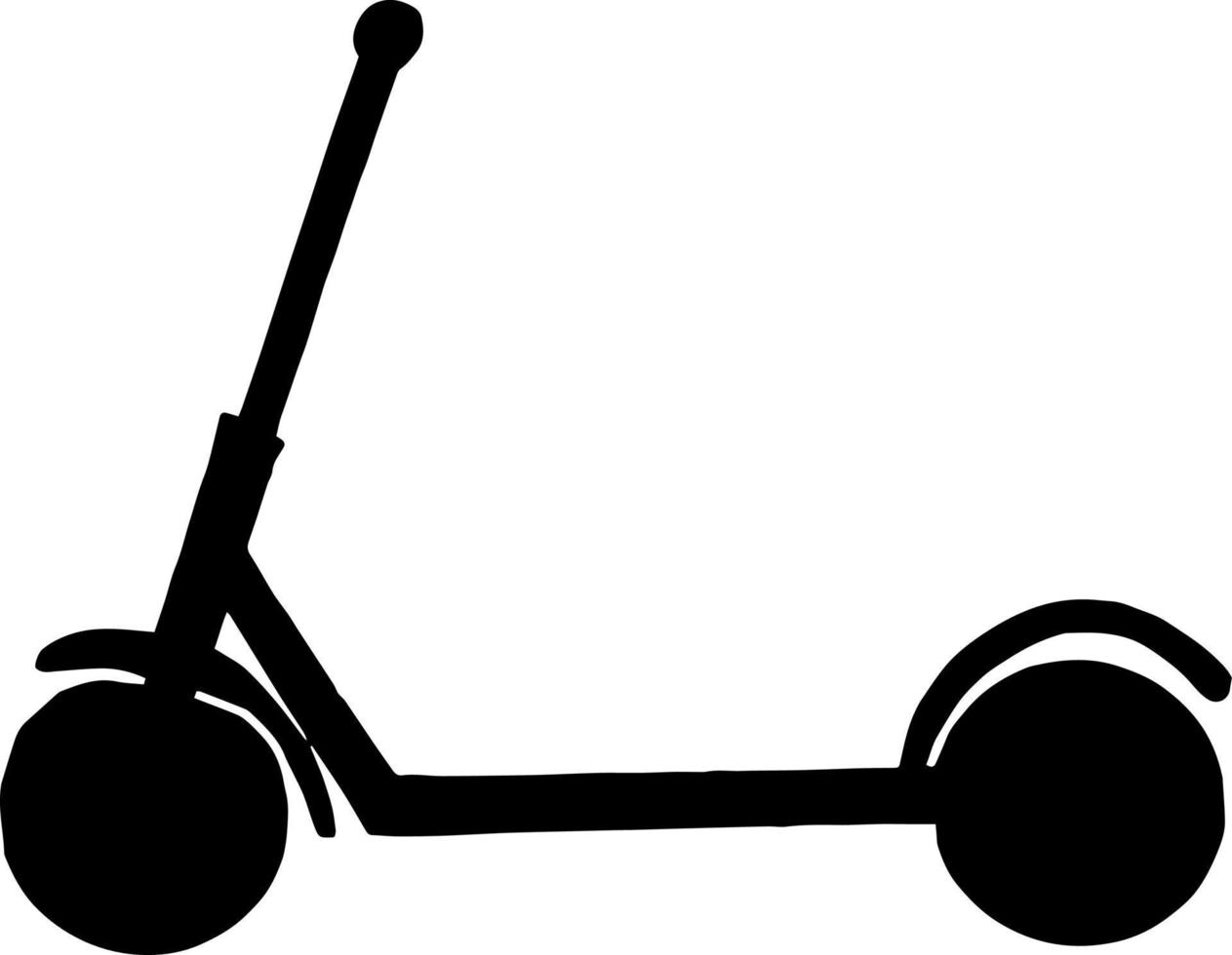 scooter icoon. hand- getrokken tekening. vector, scandinavisch, nordic minimalisme monochroom vervoer gemakkelijk vector