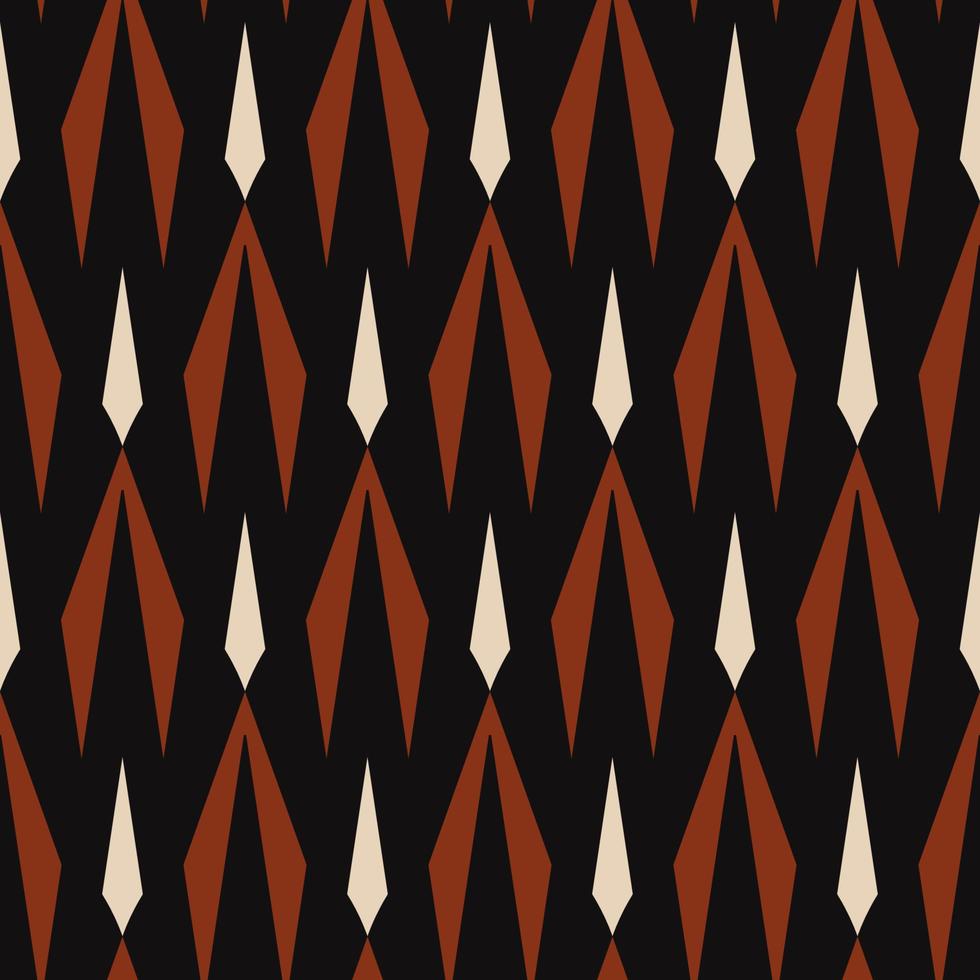 etnisch tribal meetkundig stijl naadloos patroon achtergrond. batik, sarong rood Zwart patroon. gebruik voor kleding stof, textiel, interieur decoratie elementen, bekleding, inpakken. vector