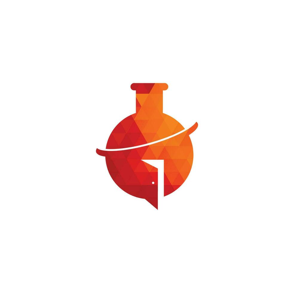 laboratorium kamer vector logo sjabloon. laboratorium en kamer logo ontwerp icoon