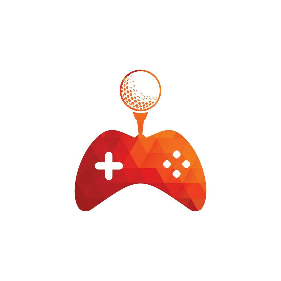 golf spel logo ontwerp sjabloon. golf spel icoon logo ontwerp element vector