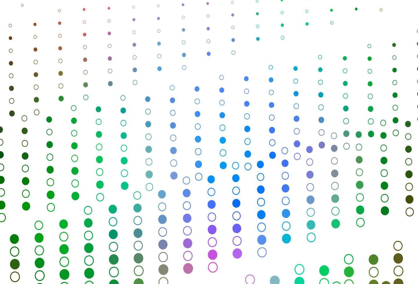 licht veelkleurig, regenboog vectortextuur met schijven. vector