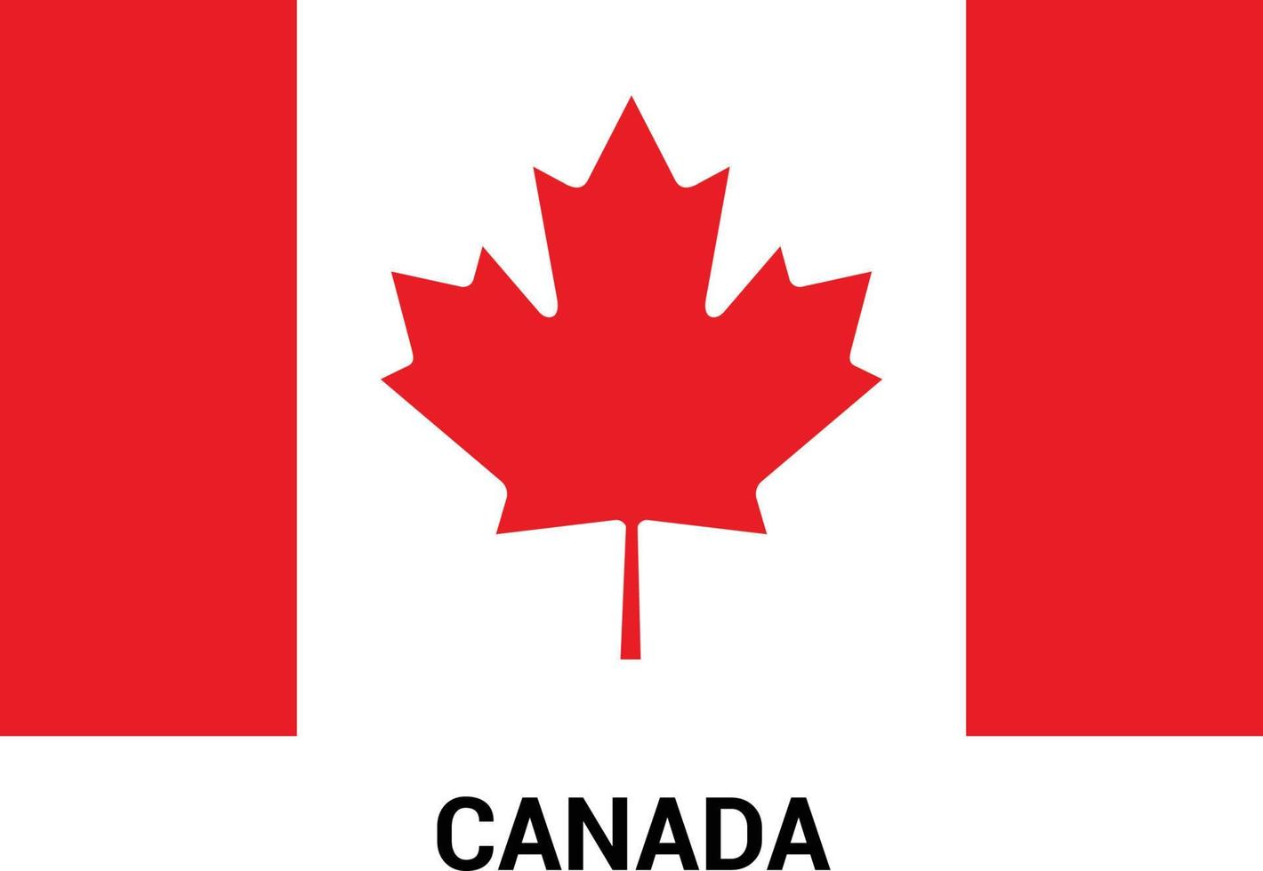 Canada onafhankelijkheid dag ontwerp kaart vector