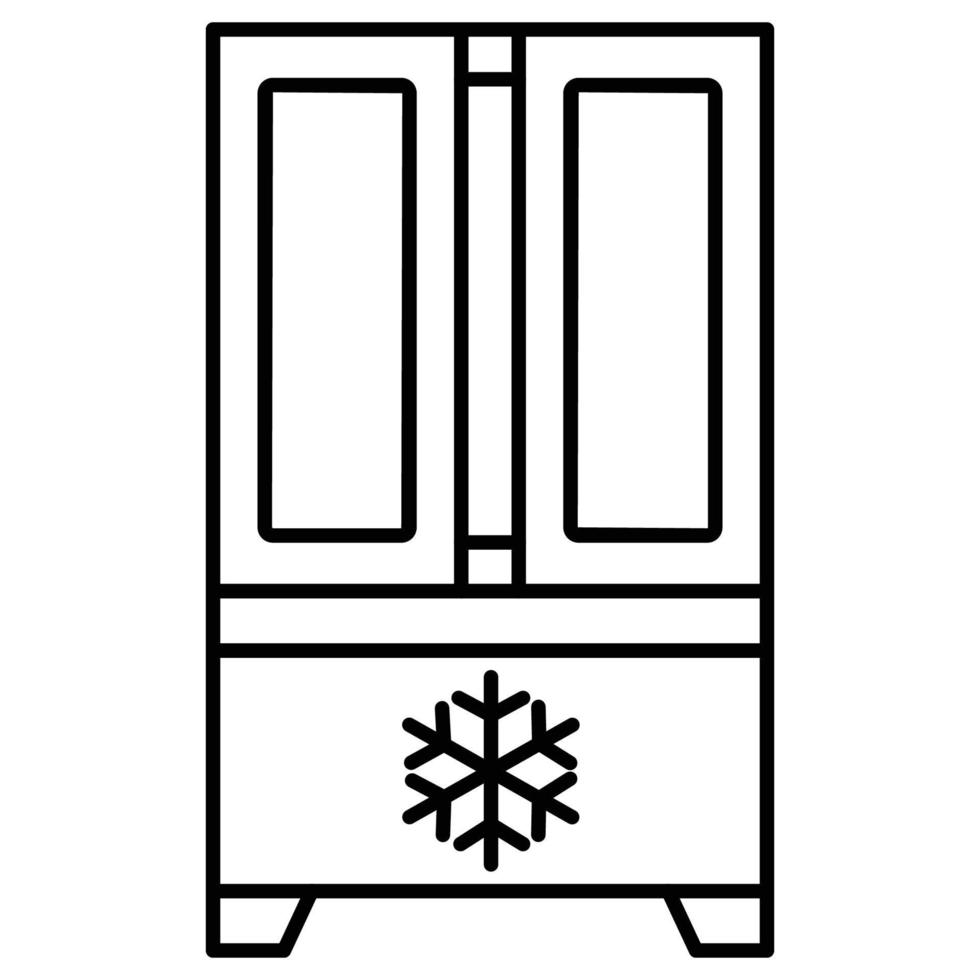 koelkast welke kan gemakkelijk Bewerk of aanpassen vector