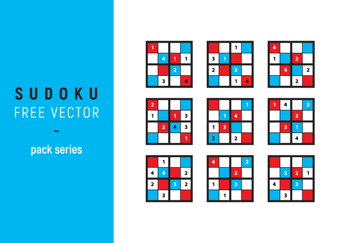 Sudoku Gratis Vector Illustration