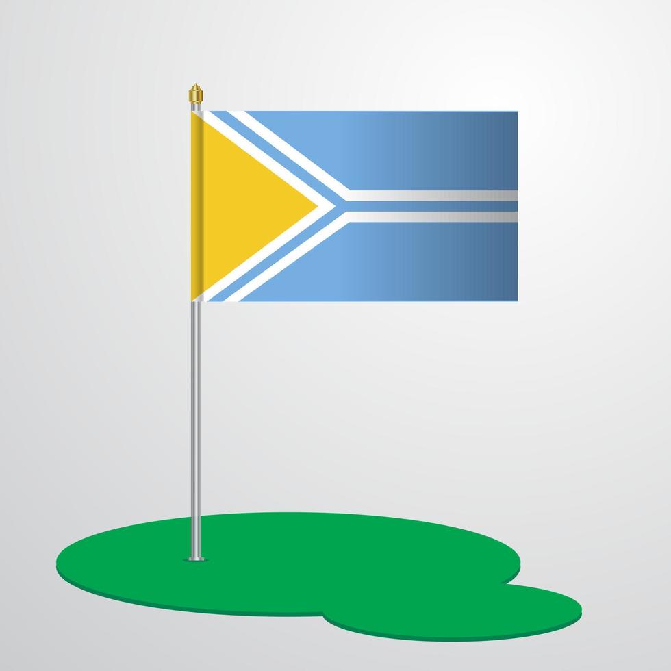 tuva vlag pool vector