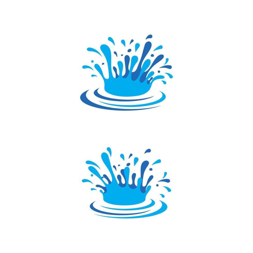 water splash pictogram vectorillustratie vector