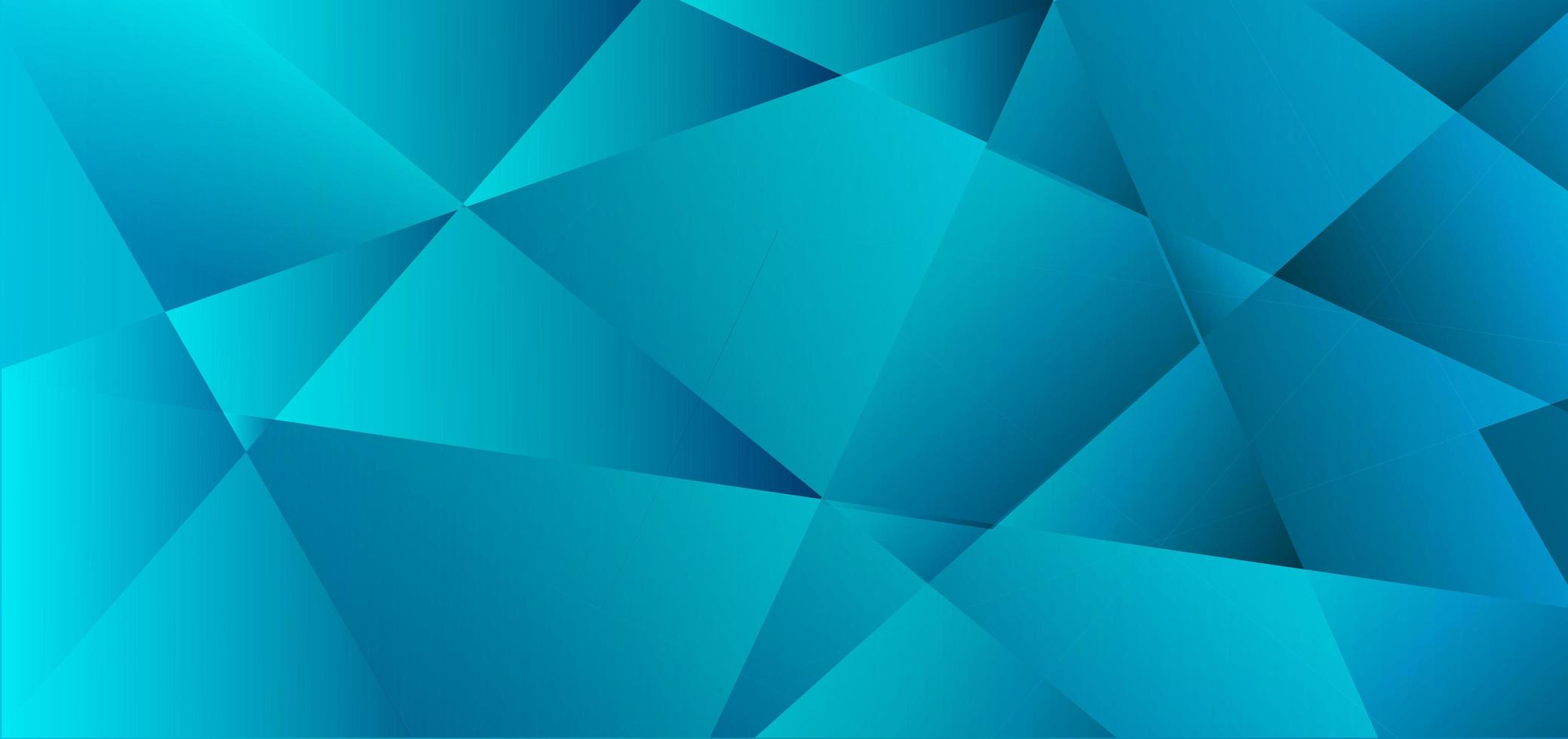 abstracte blauwe veelhoek achtergrond vector