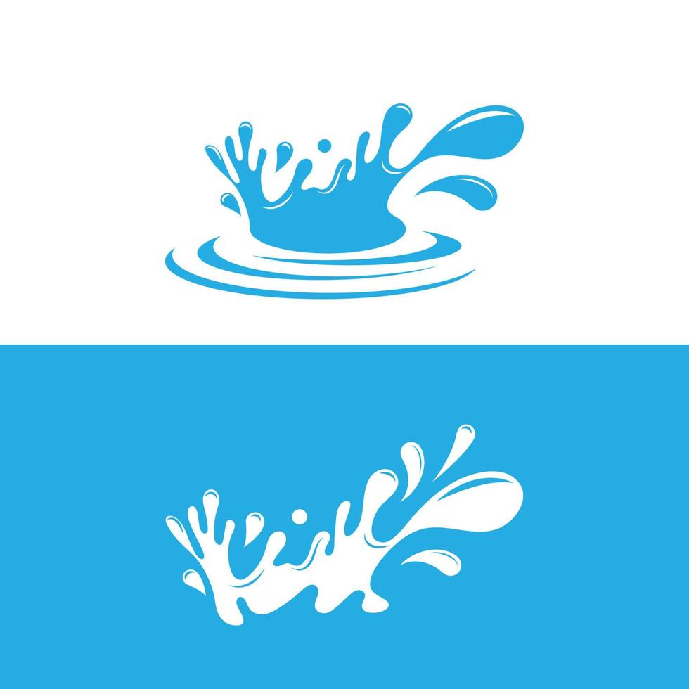 water splash pictogram vectorillustratie vector