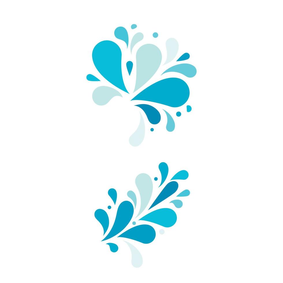 water splash pictogram vectorillustratie vector