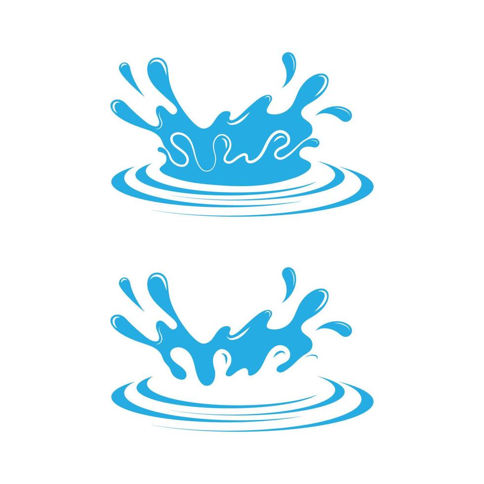 water splash pictogram vectorillustratie vector