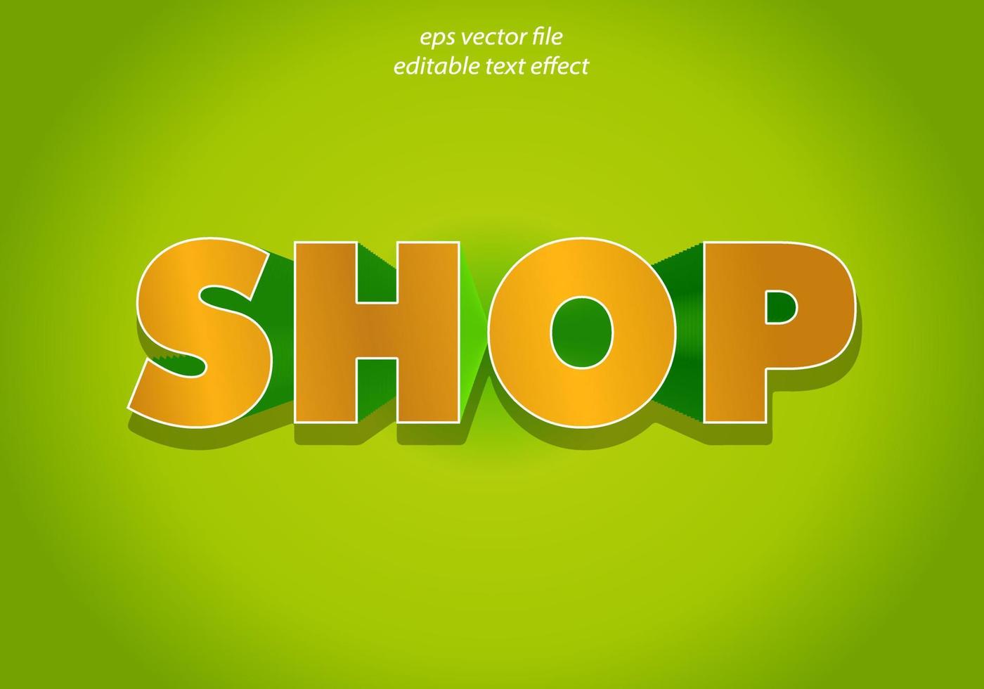 bewerkbare 3d tekst effect, tekst effect stijl, winkel bewerkbare tekst effect sjabloon vector