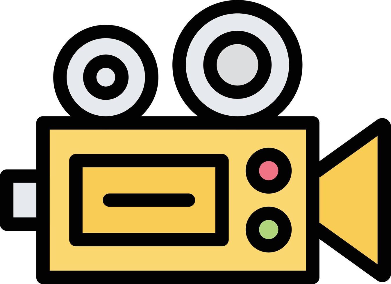 video camera vector icoon ontwerp illustratie