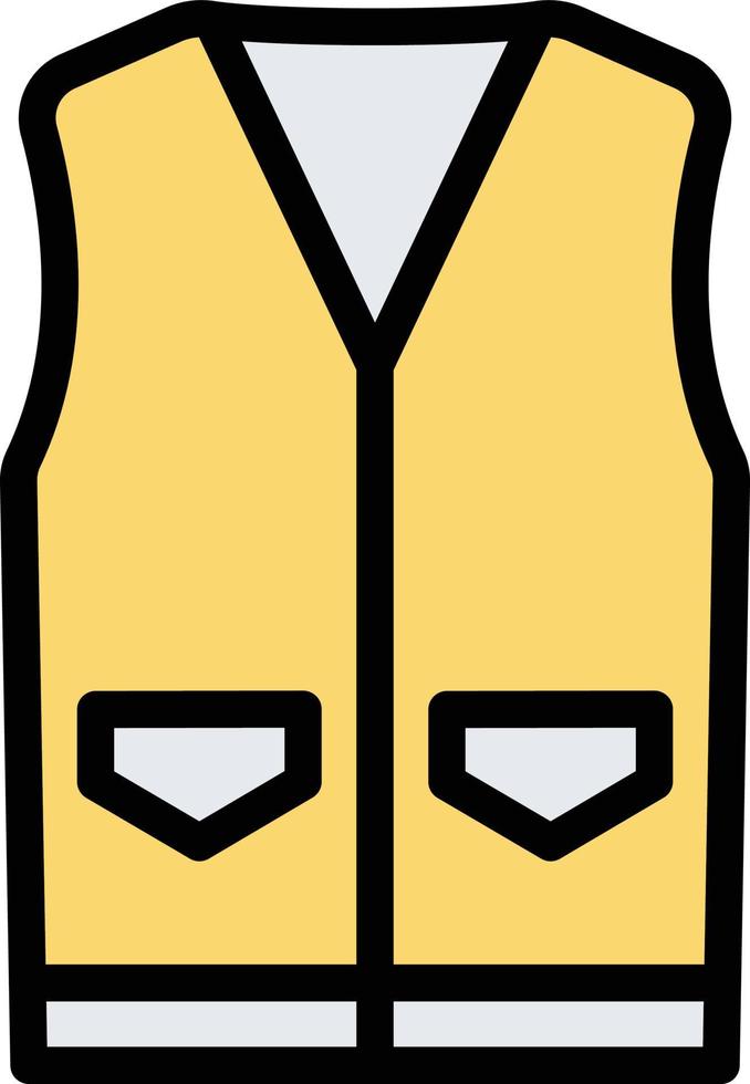 vest vector pictogram ontwerp illustratie