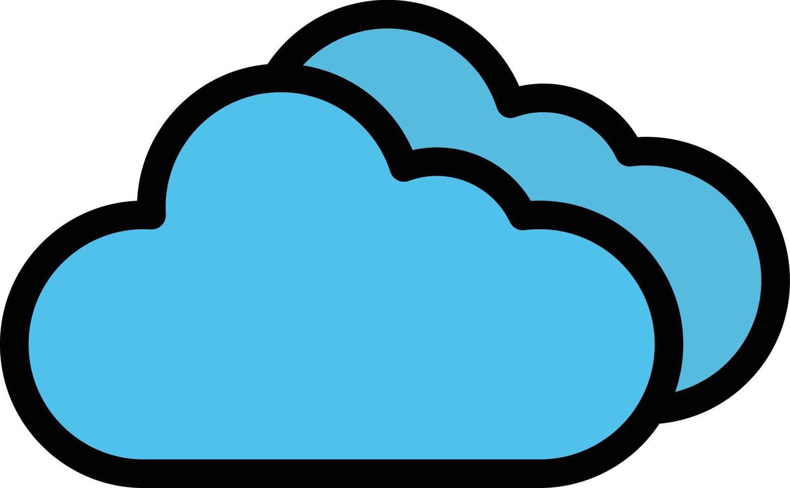 wolk vector pictogram ontwerp illustratie