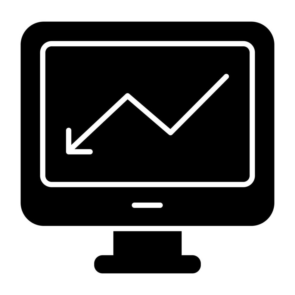 vector ontwerp van online gegevens analytics