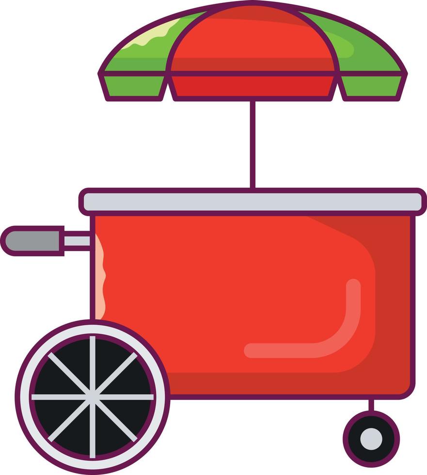 voedsel kraam vector illustratie Aan een achtergrond.premium kwaliteit symbolen.vector pictogrammen voor concept en grafisch ontwerp.