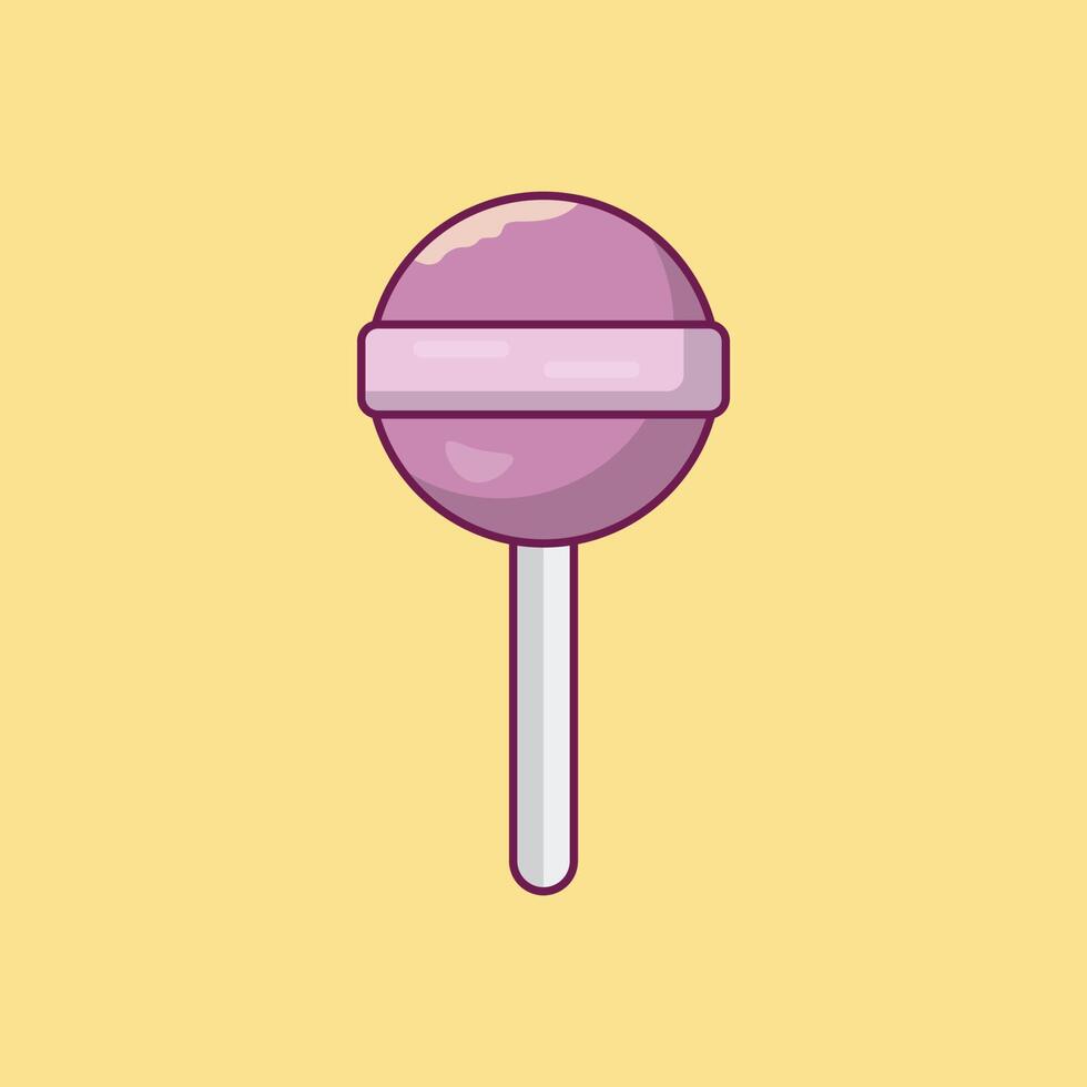 lolly vectorillustratie op een background.premium kwaliteit symbolen.vector iconen voor concept en grafisch ontwerp. vector