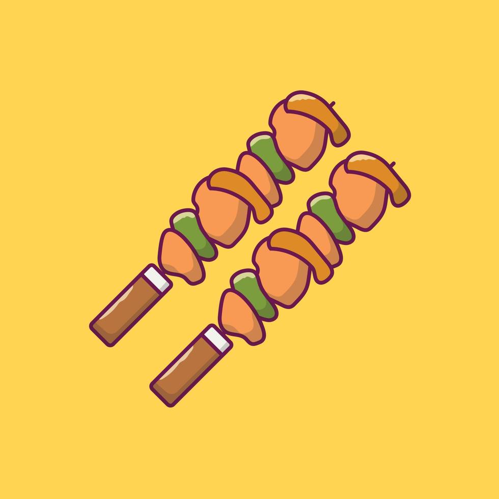 barbecue vectorillustratie op een background.premium kwaliteit symbolen.vector pictogrammen voor concept en grafisch ontwerp. vector