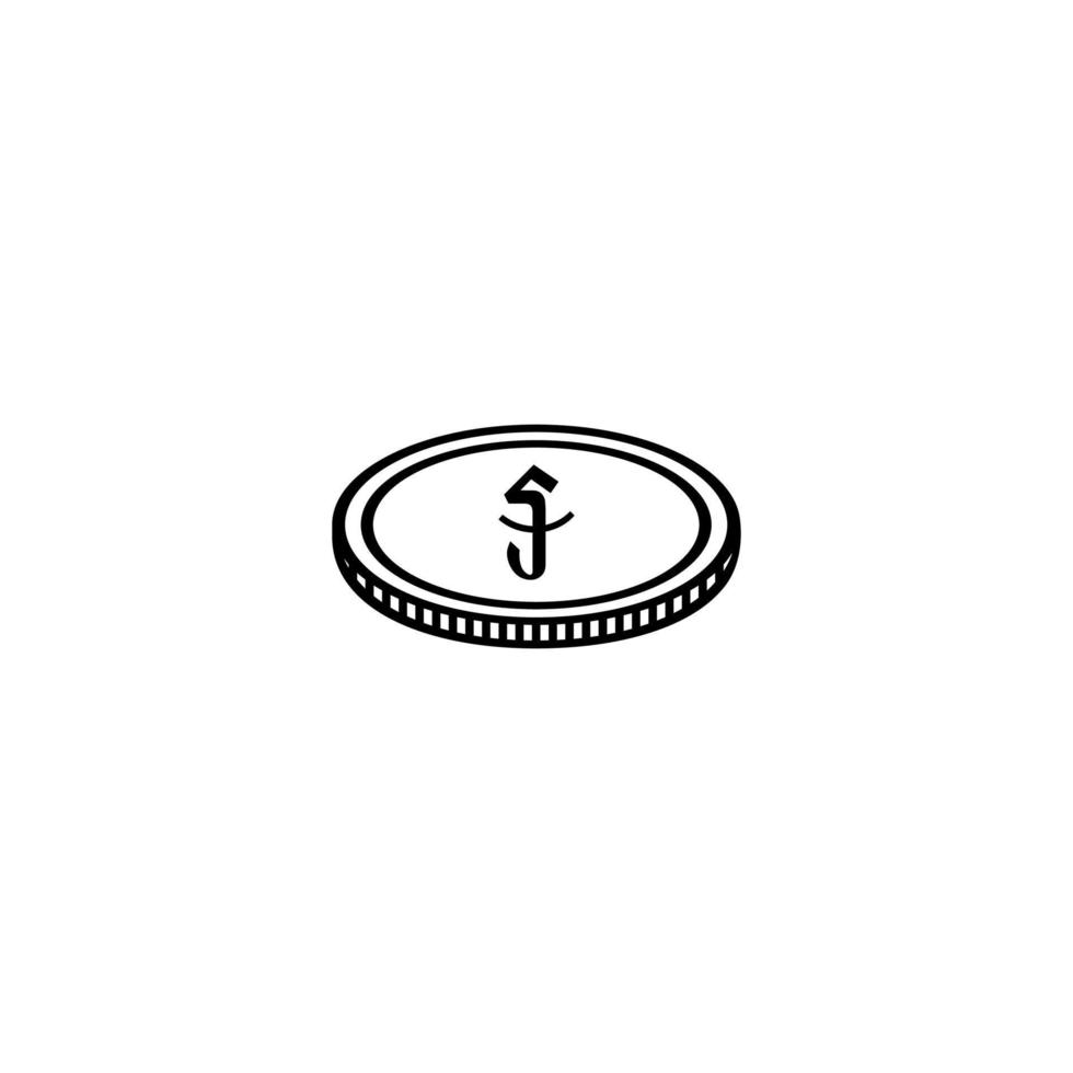 Cambodja valuta icoon symbool. Cambodjaans riel, khr teken. vector illustratie