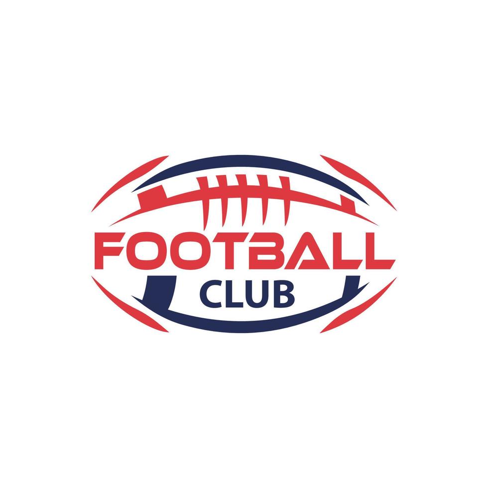 Amerikaans Amerikaans voetbal logo vector - rugby logo