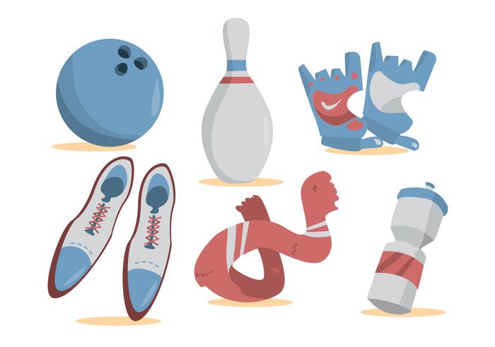 Bowlingbaan Vector Set