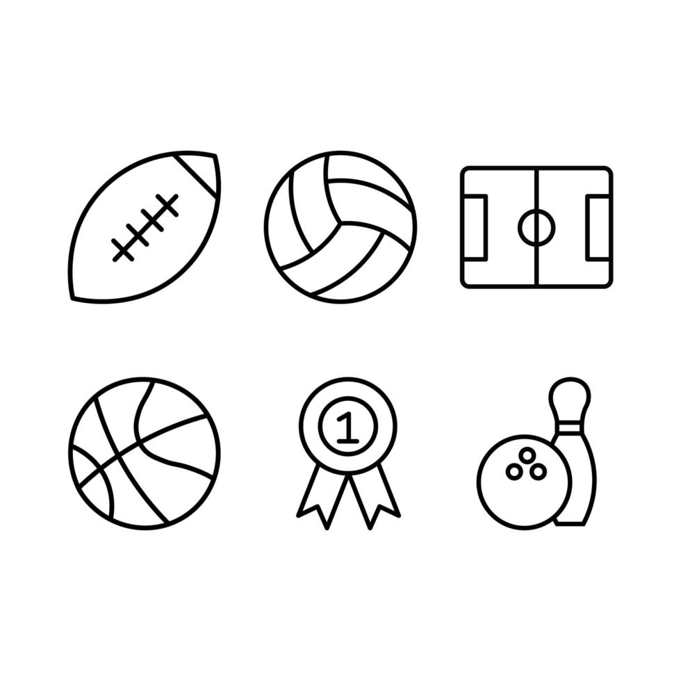 sport icon pack vector