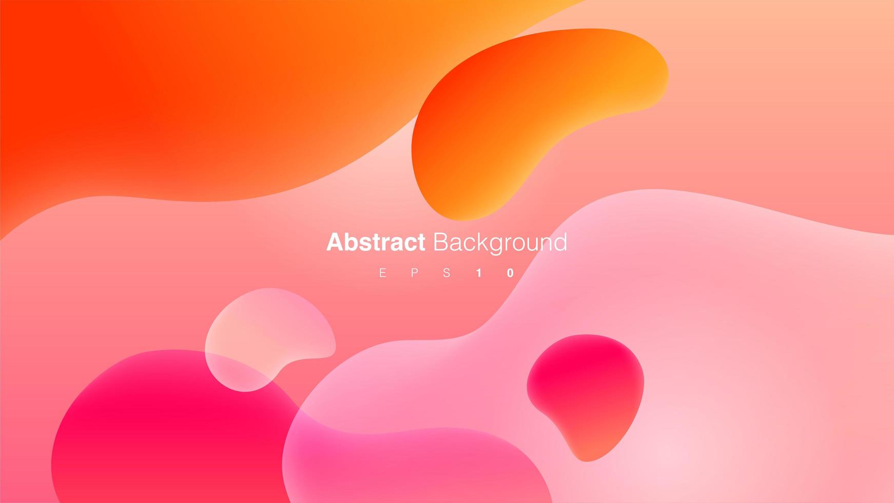 abstracte achtergrond met vloeibare vormen vector