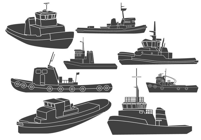 Sleepboot Illustraties Vectors