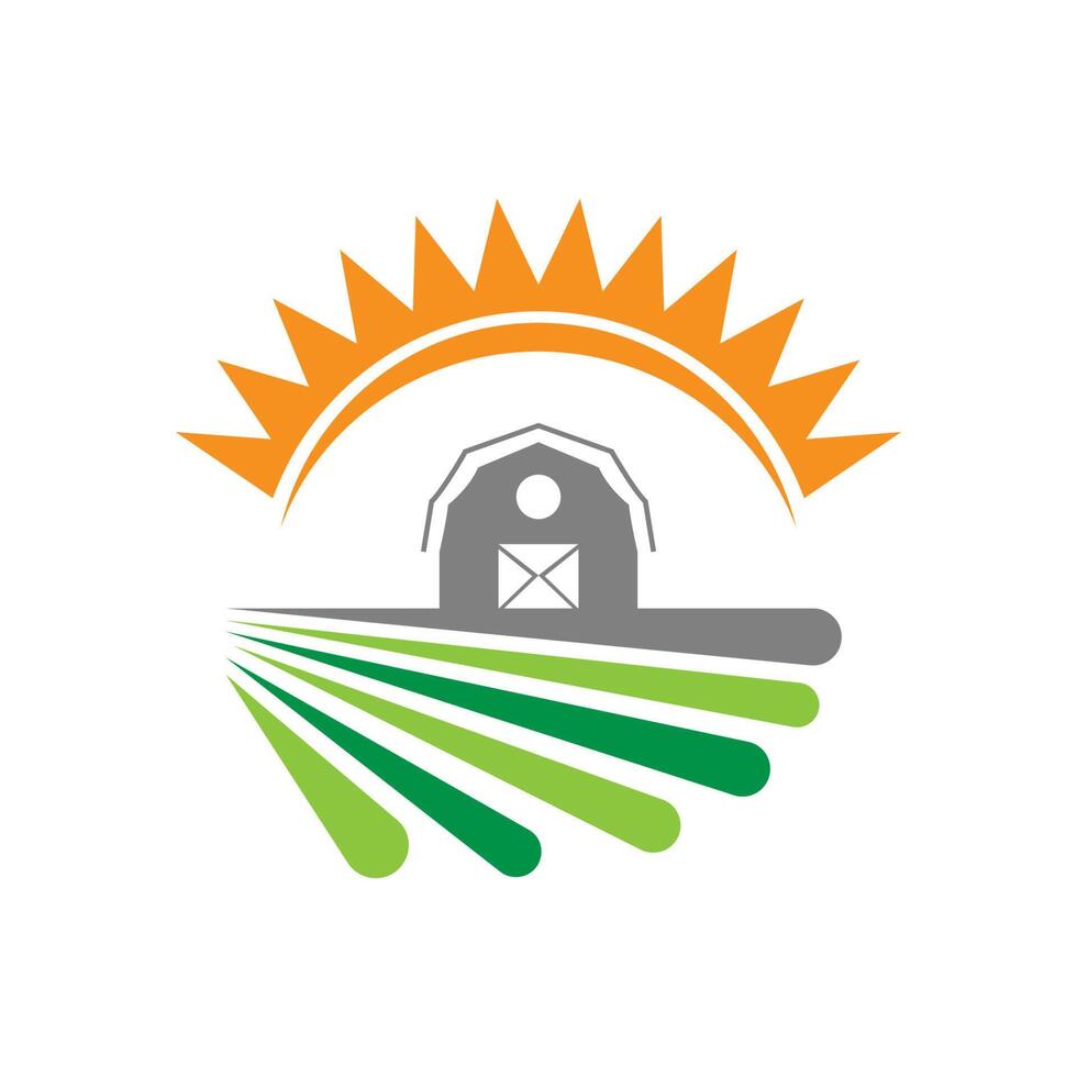 landbouw logo icoon ontwerp illustratie vector