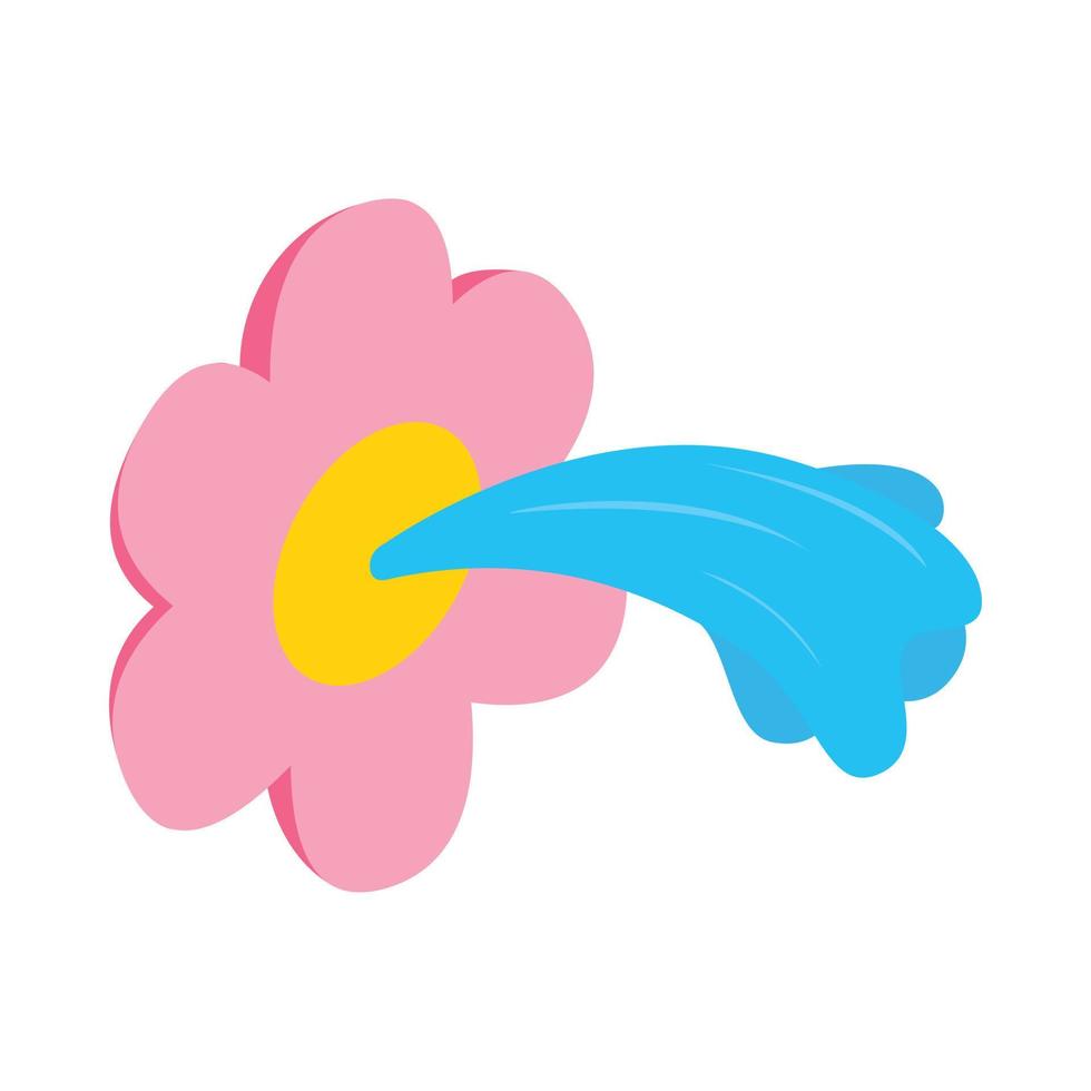 bloem spinkler icoon, isometrische 3d stijl vector
