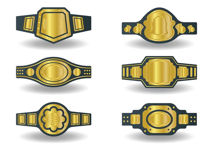 Gratis Championship Belt Icons Vector