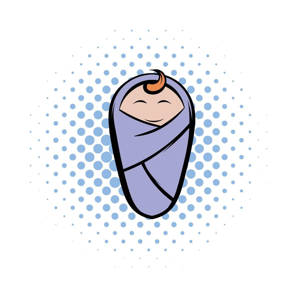 baby comics icoon vector