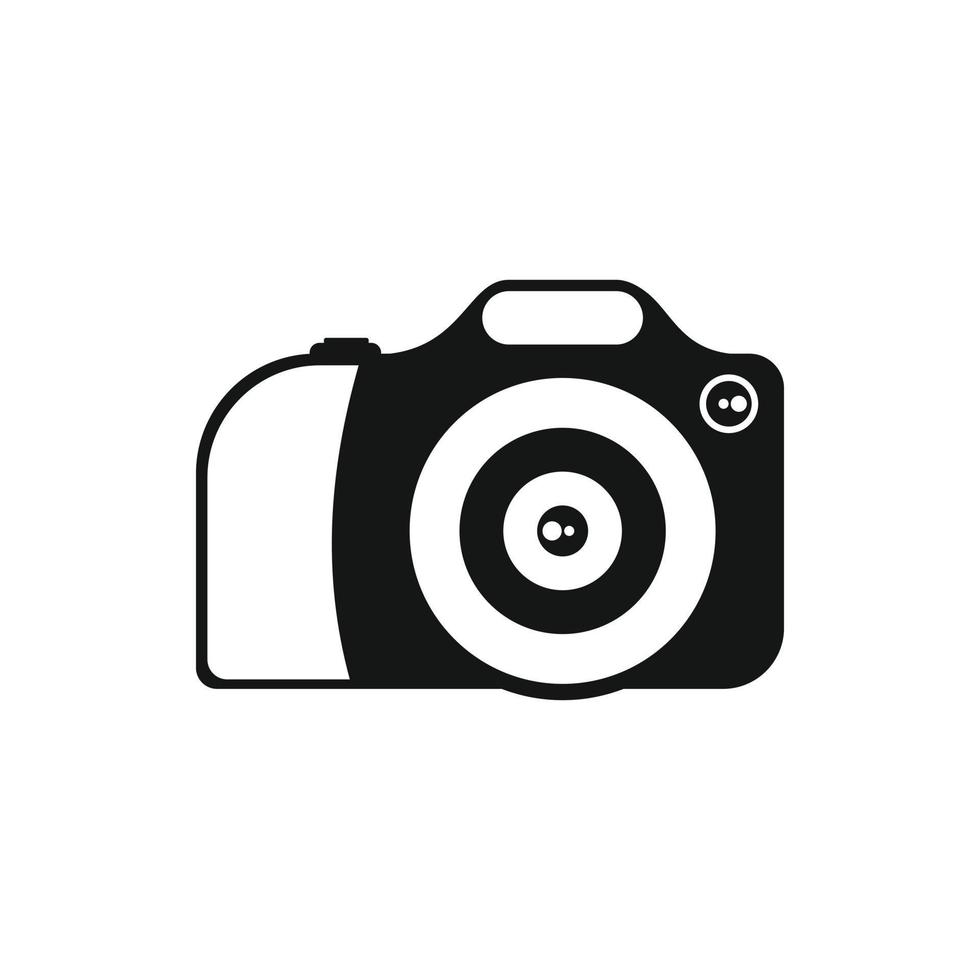 camera icoon in gemakkelijk stijl vector