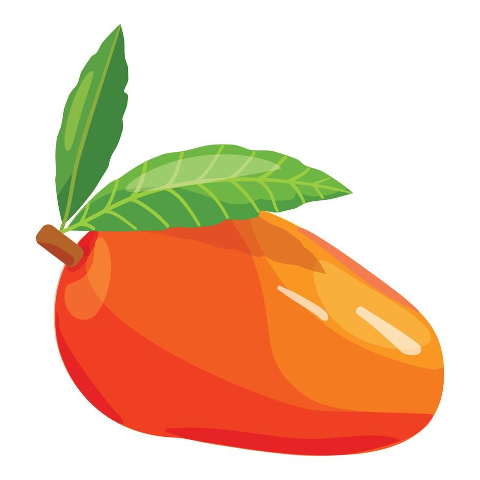 rijp mango icoon tekenfilm vector. vers voedsel vector