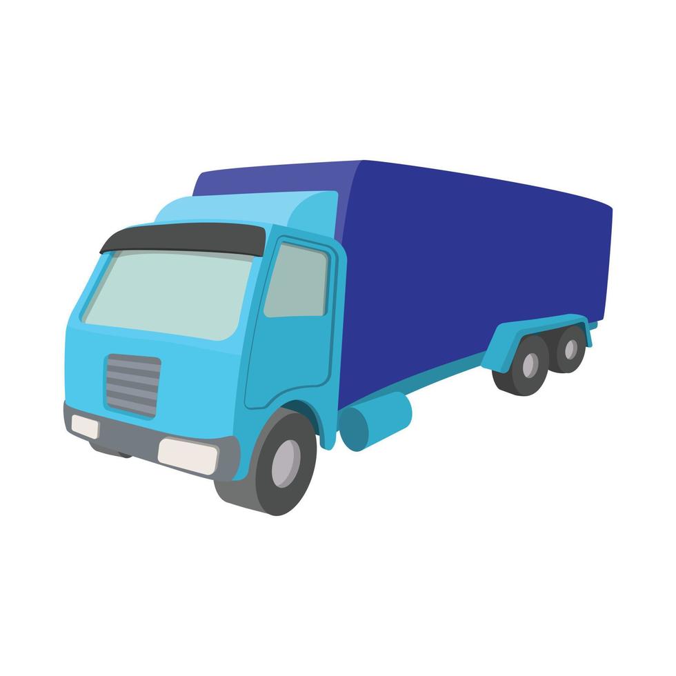vrachtauto tekenfilm icoon vector
