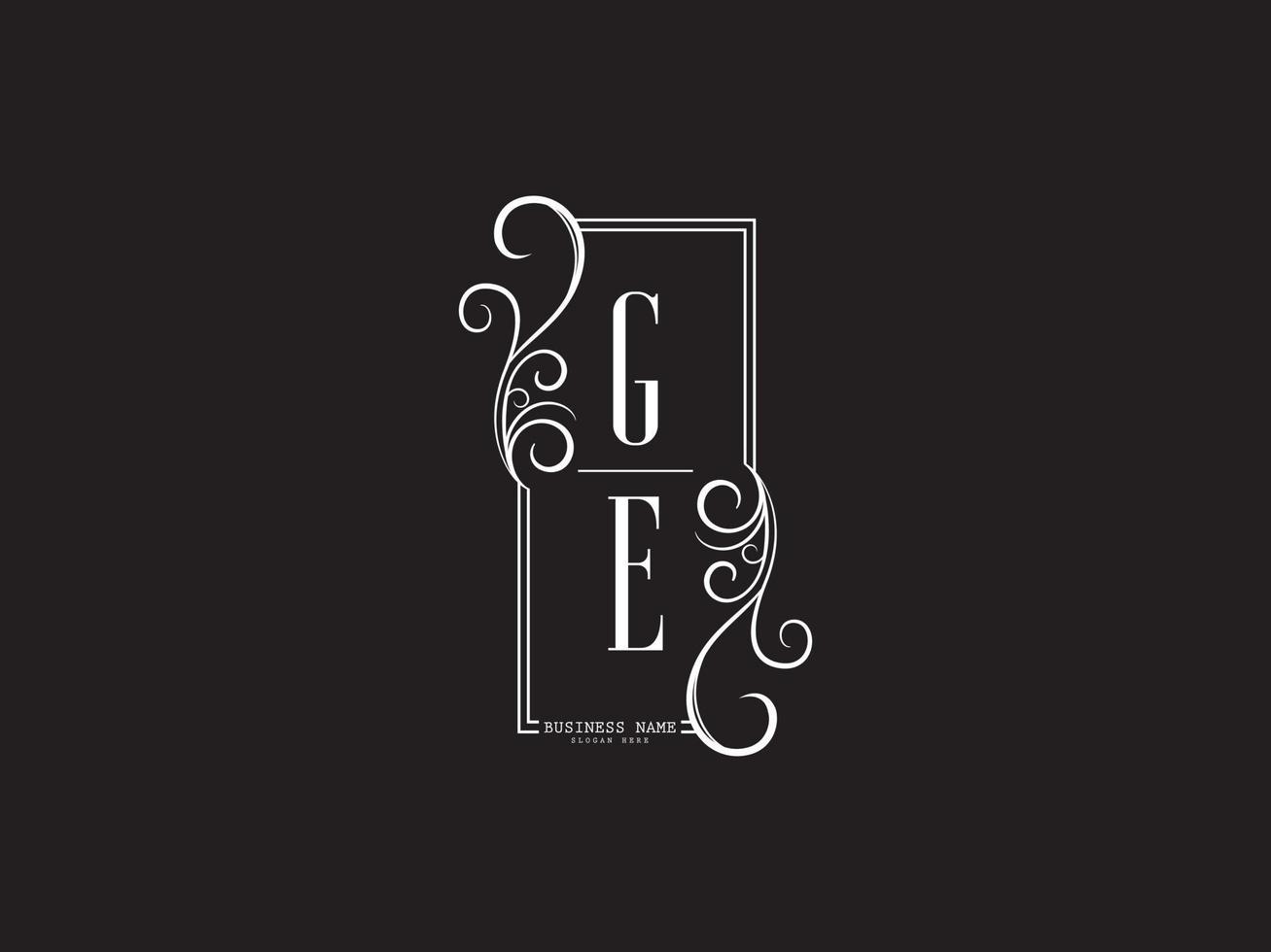 initialen ge luxe logo, creatief ge bijv logo brief vector voorraad