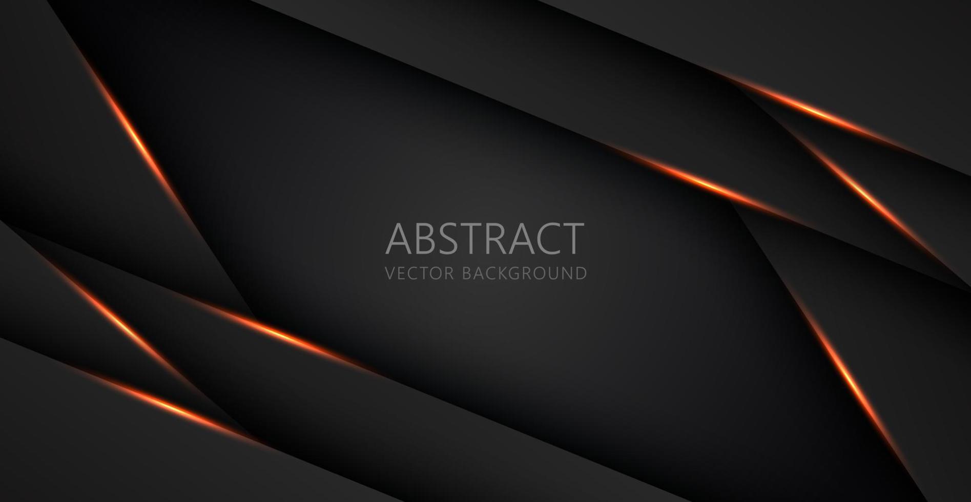 abstract licht oranje zwart ruimte kader lay-out ontwerp tech driehoek concept grijs structuur achtergrond. eps10 vector