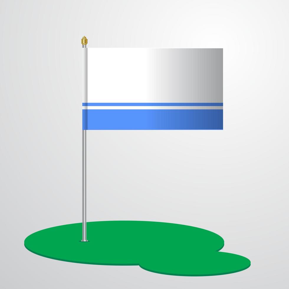 altai republiek vlag pool vector