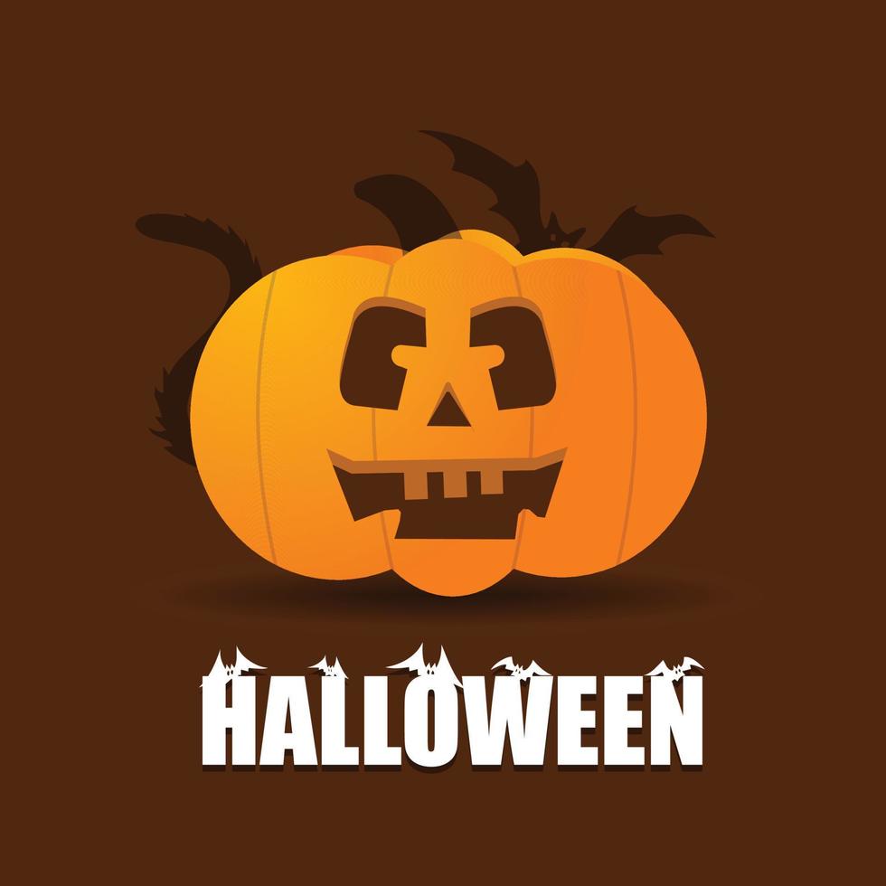 halloween ontwerp met creatief ontwerp vector