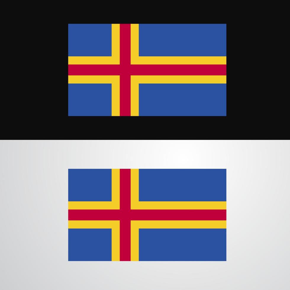 een land vlag banier ontwerp vector