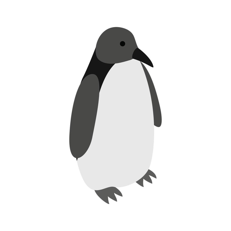 pinguïn icoon, isometrische 3d stijl vector