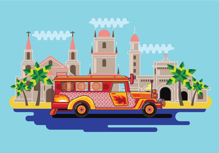 Gratis Filipijnse Jeepney Vector