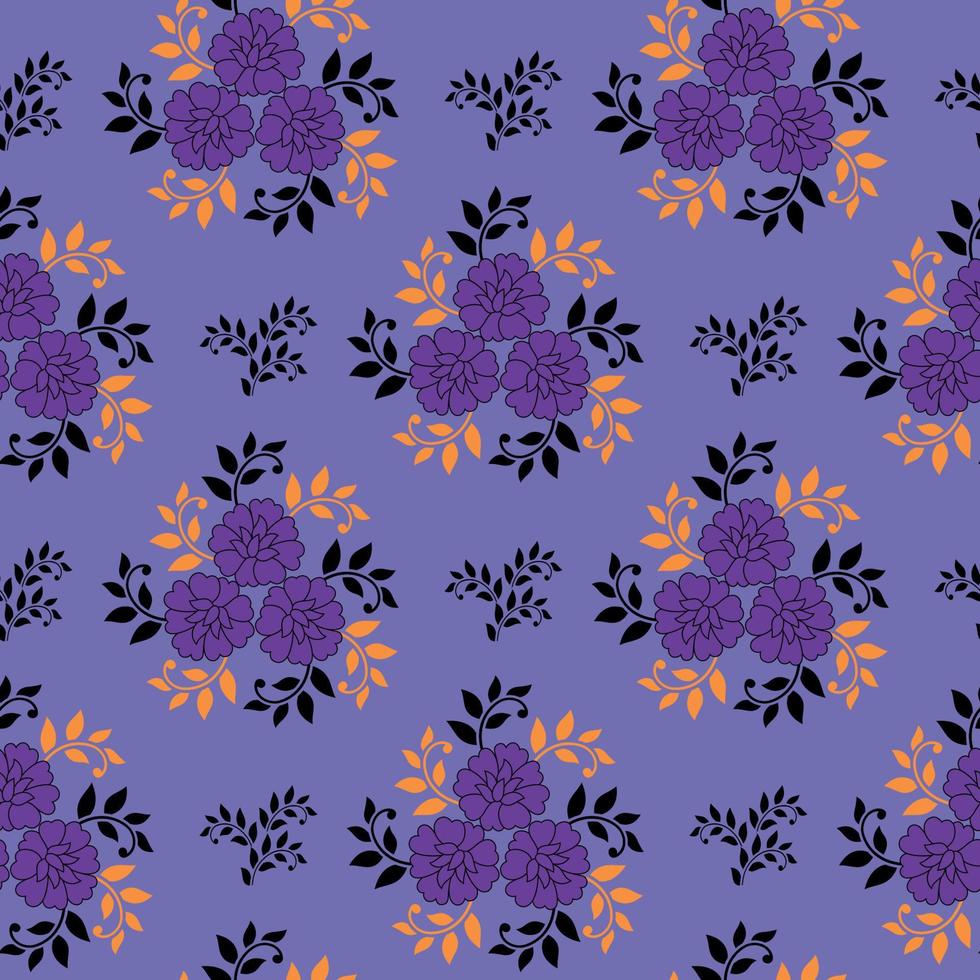 naadloos bloemen patroon met tropisch bloemen, waterverf. vector illustratie. klaar voor afdrukken. patroon ontwerp.