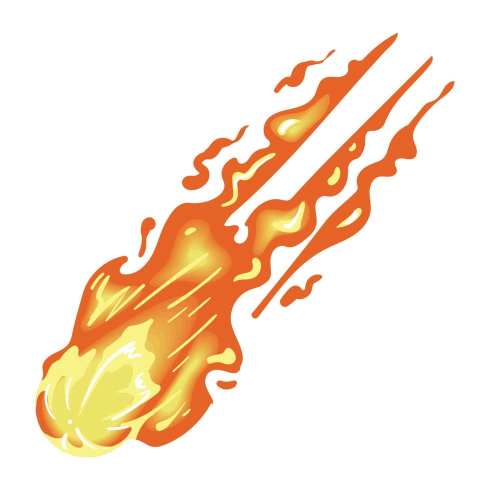 brand vlam vallend vector