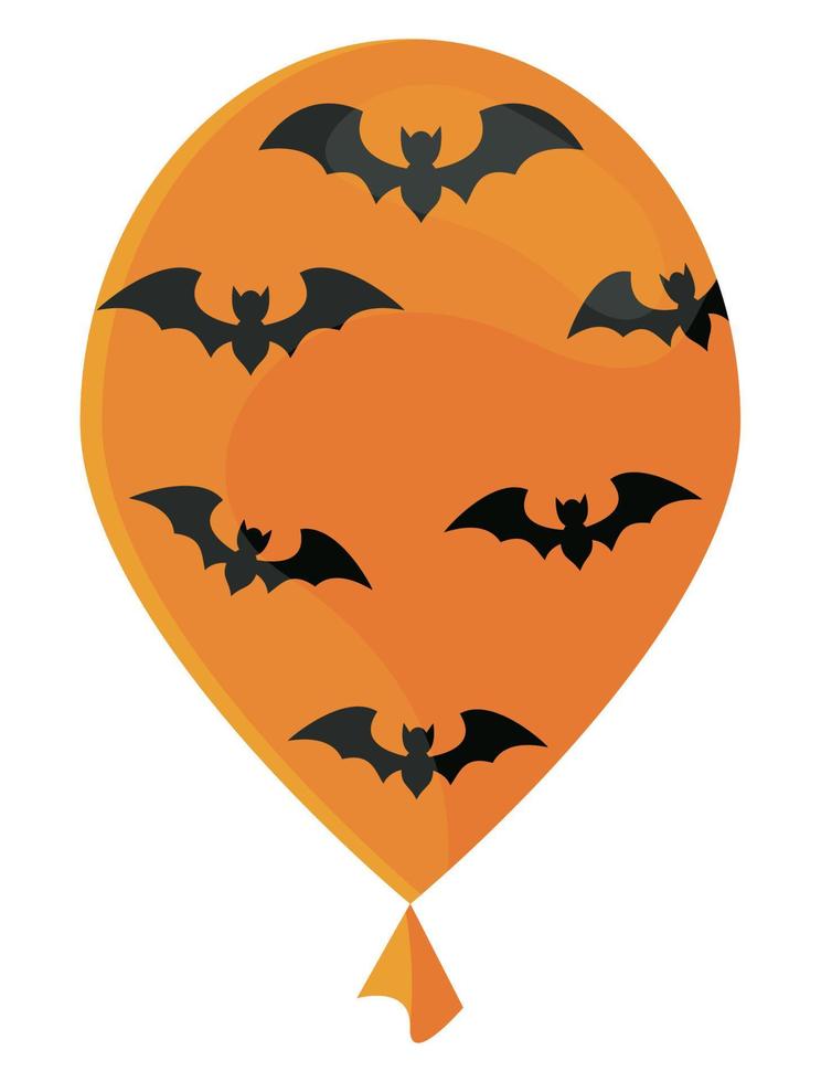 halloween ballon helium vector