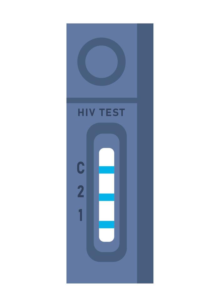 snel hiv test medisch vector