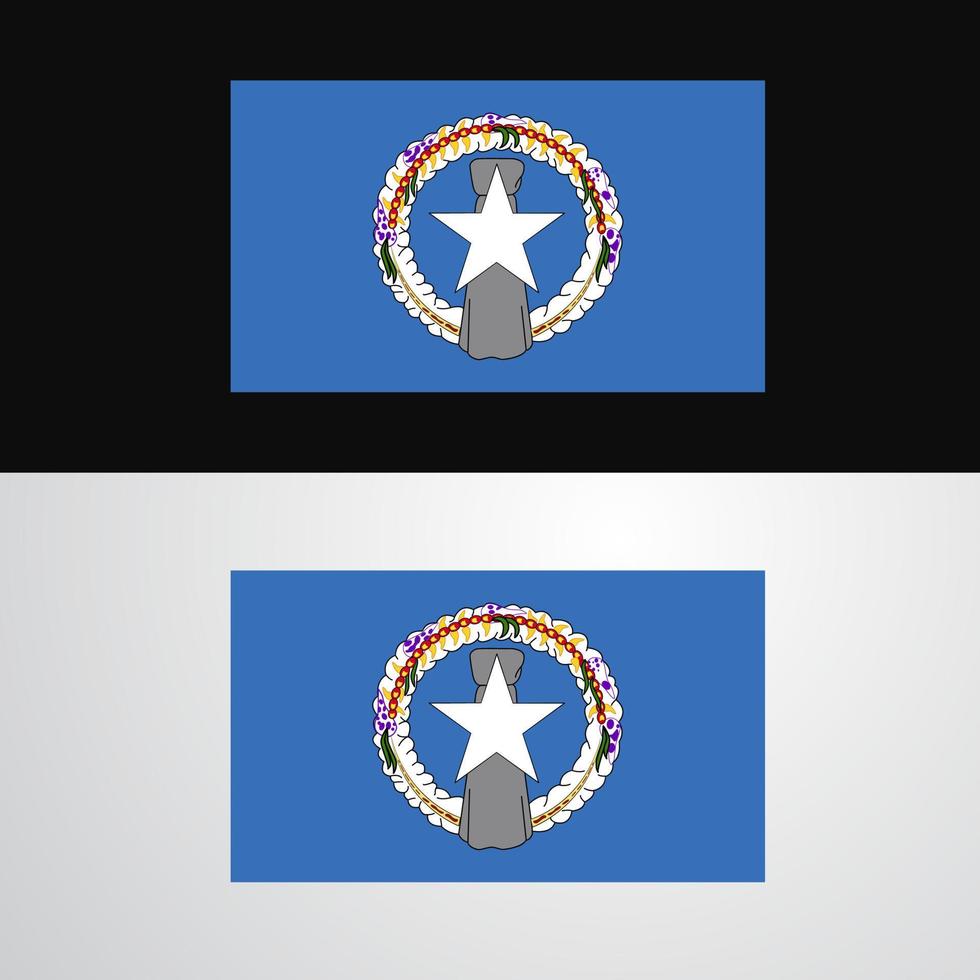 noordelijk mariana eilanden vlag banier ontwerp vector