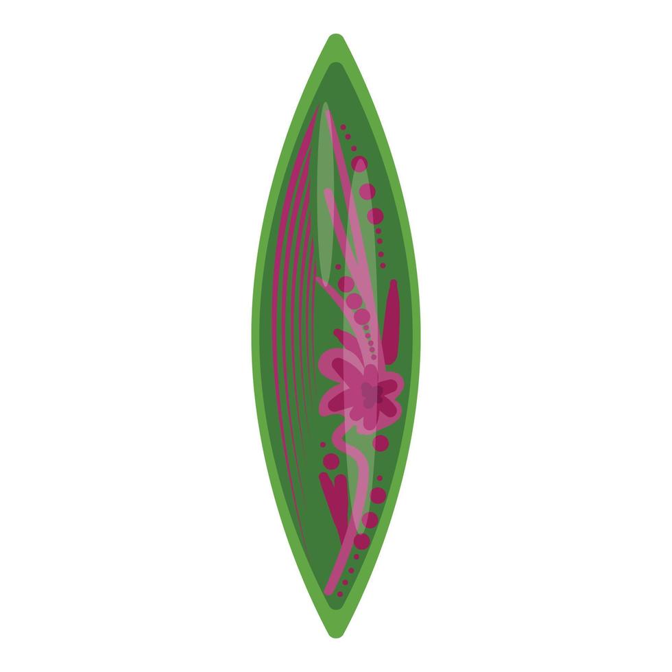 oceaan surfboard icoon tekenfilm vector. hout bord vector