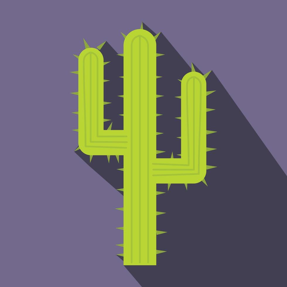 platte cactuspictogram vector