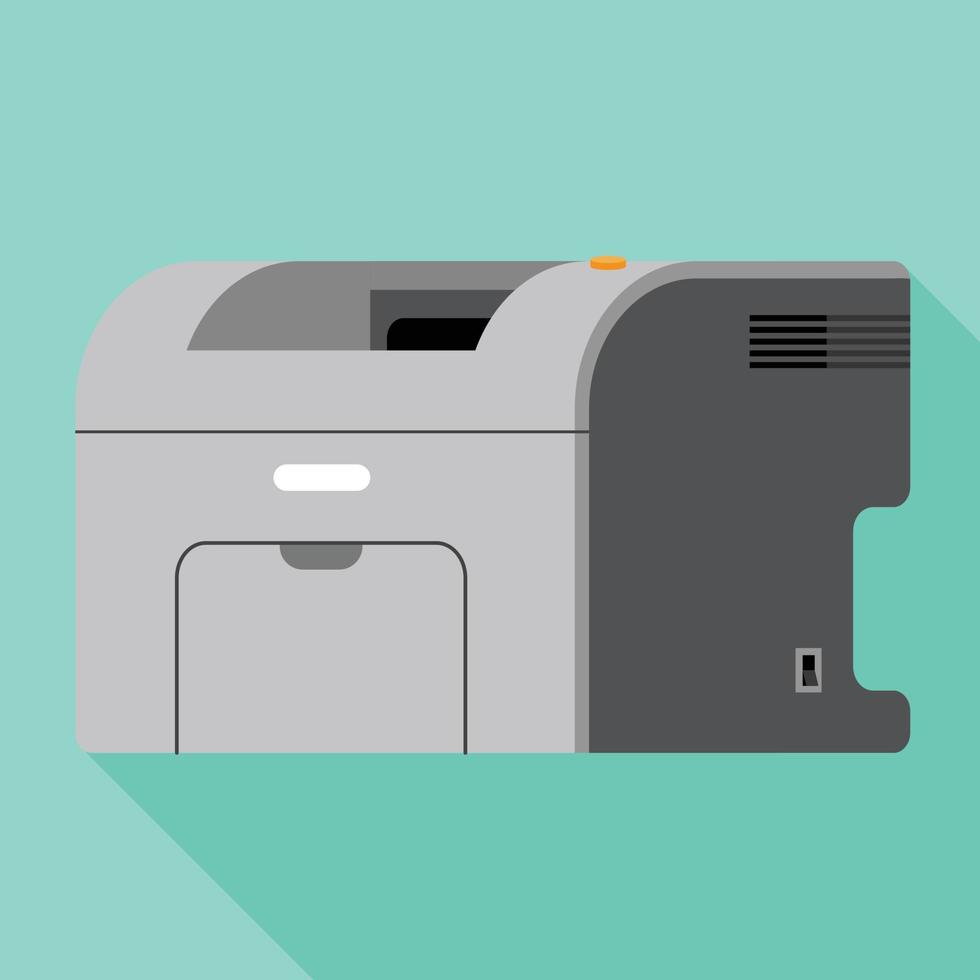 printer icoon, vlak stijl vector